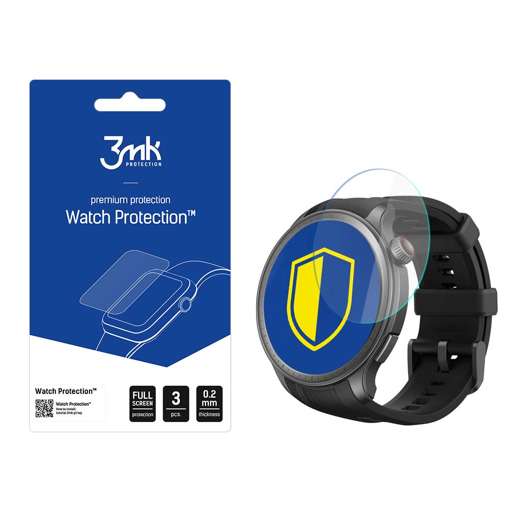 Vidro híbrido 3mk Watch Protection™ v. FlexibleGlass Lite para Amazfit Balance