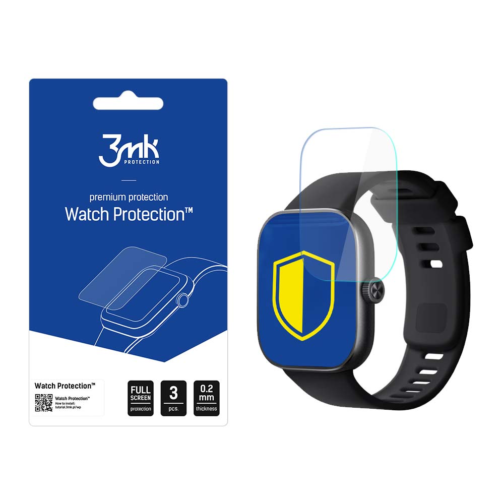 Vidro híbrido 3mk Watch Protection™ v. FlexibleGlass Lite para Xiaomi Redmi Watch 4
