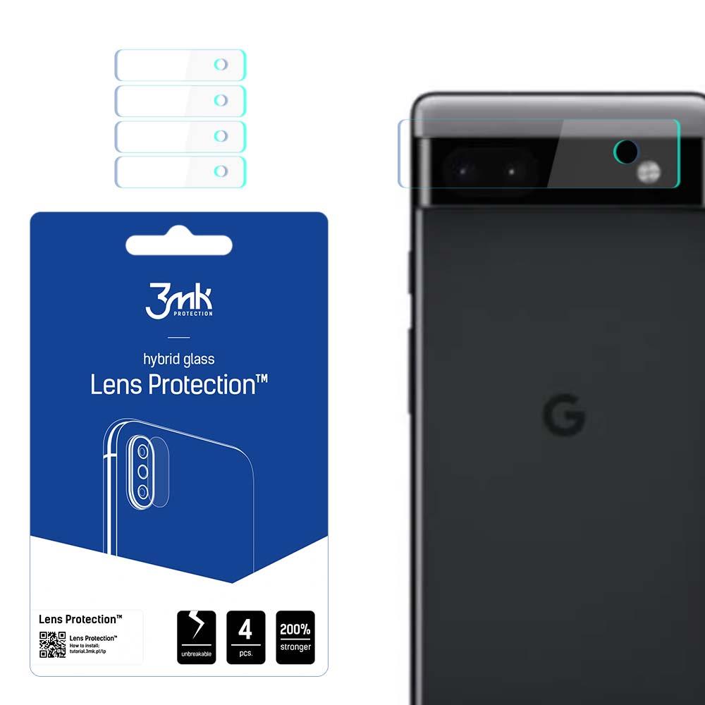 Proteção híbrida 3mk Lens Protection™ para lente de câmera do Google Pixel 6a