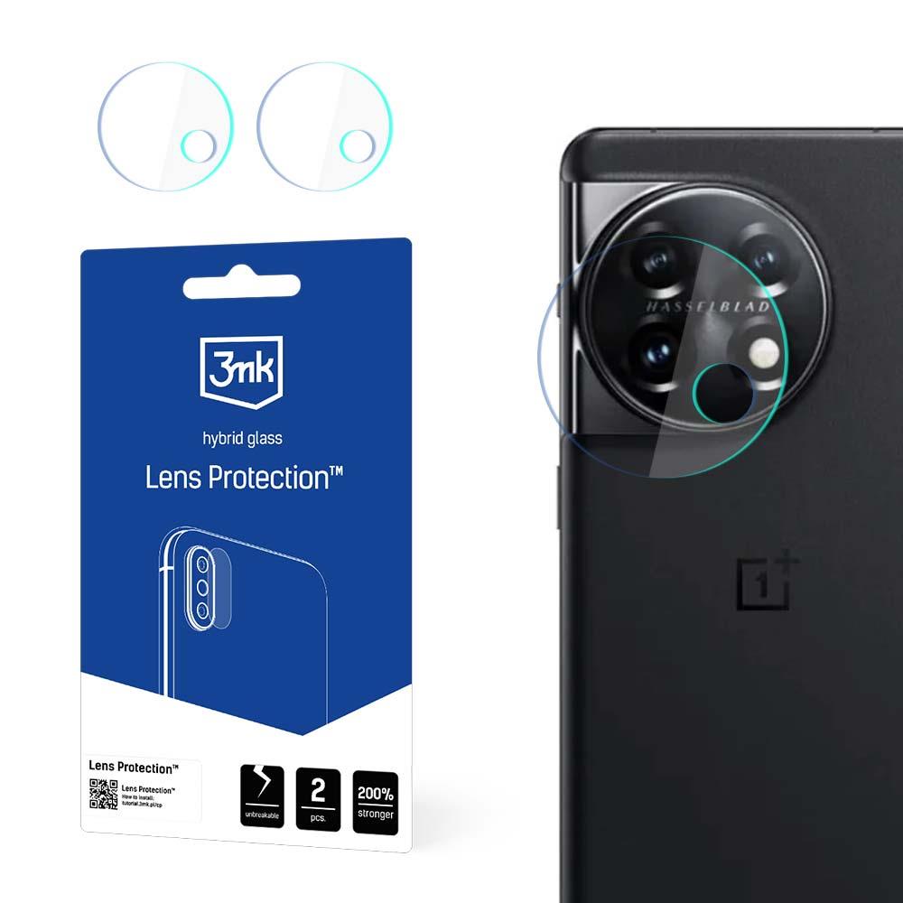 Vidro híbrido 3mk Lens Protection™ para câmera do OnePlus 11 5G
