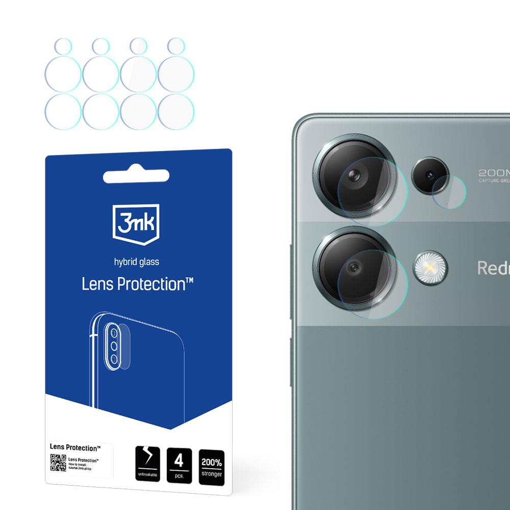 Vidro híbrido 3mk Lens Protection™ para Redmi Note 13 Pro 4G
