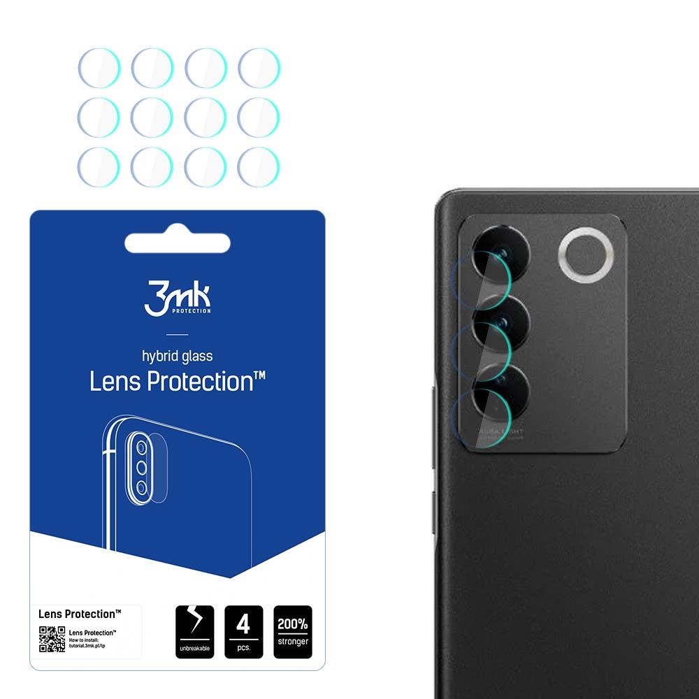 Proteção híbrida 3mk Lens Protection™ para lente de câmera no Vivo S16