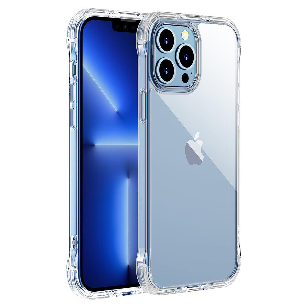 Série Defender Joyroom capa protetora para iPhone 13, capa blindada com ganchos e suporte transparente (JR-BP954)