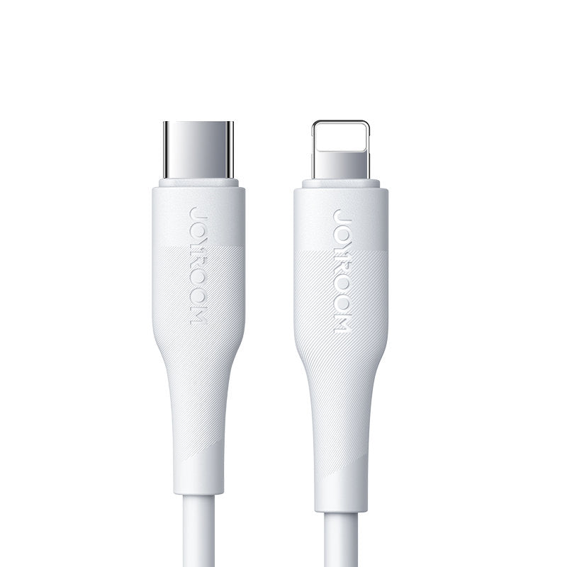 Kabel Joyroom S-02524M3 Lightning - USB-C PD QC 20W 2,4A 480Mb/s 0,25m - branco