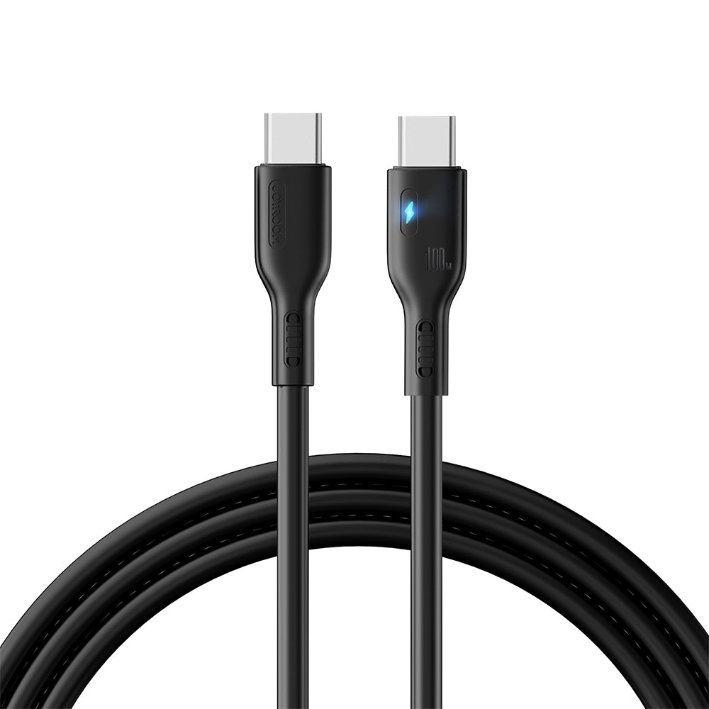 Cabo Joyroom S-CC100A13 USB-C para USB-C 100W 480Mb/s 2m - preto