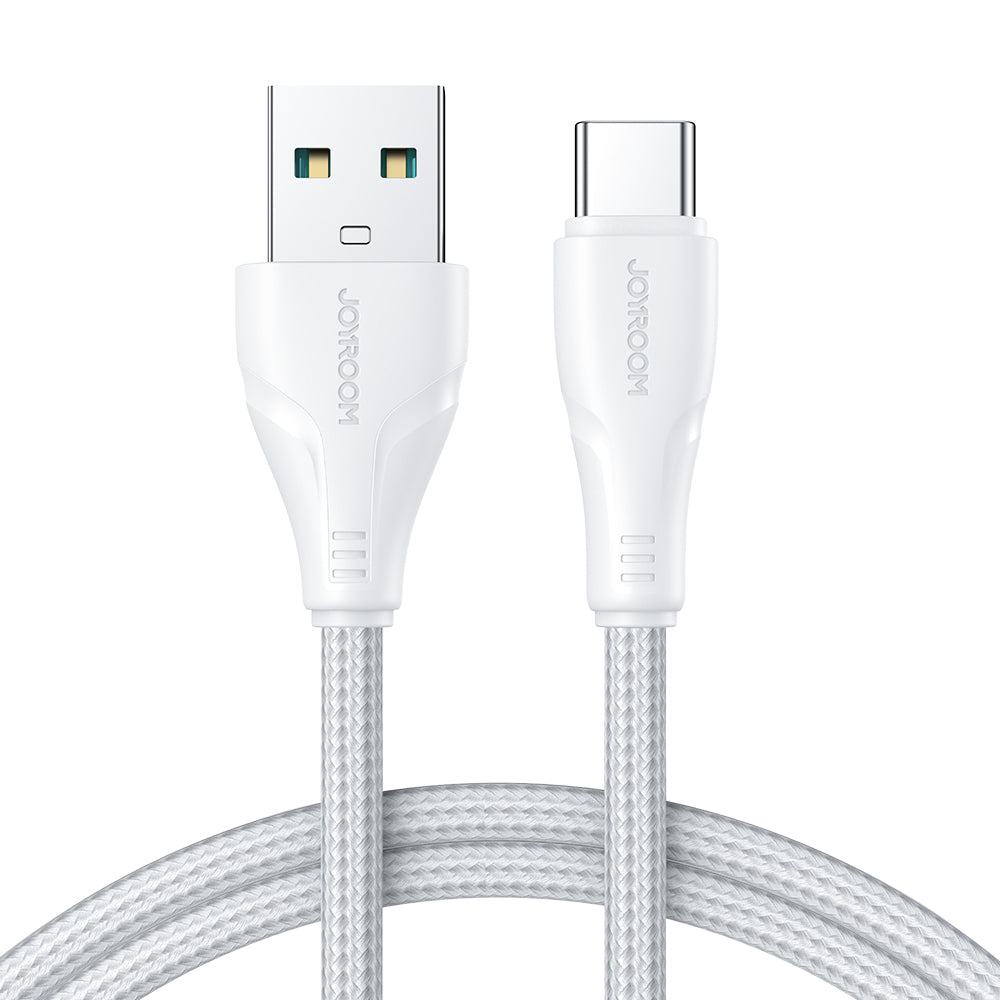 Cabo USB Joyroom - USB C 3A Surpass Series para carregamento rápido e transferência de dados 2 m branco (S-UC027A11)