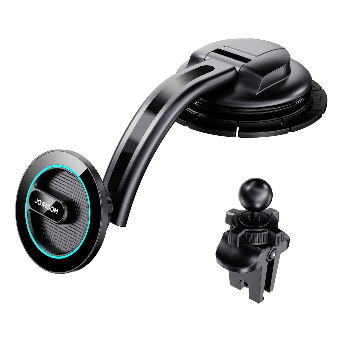 Suporte magnético para telefone de carro Joyroom para painel preto (JR-ZS366)