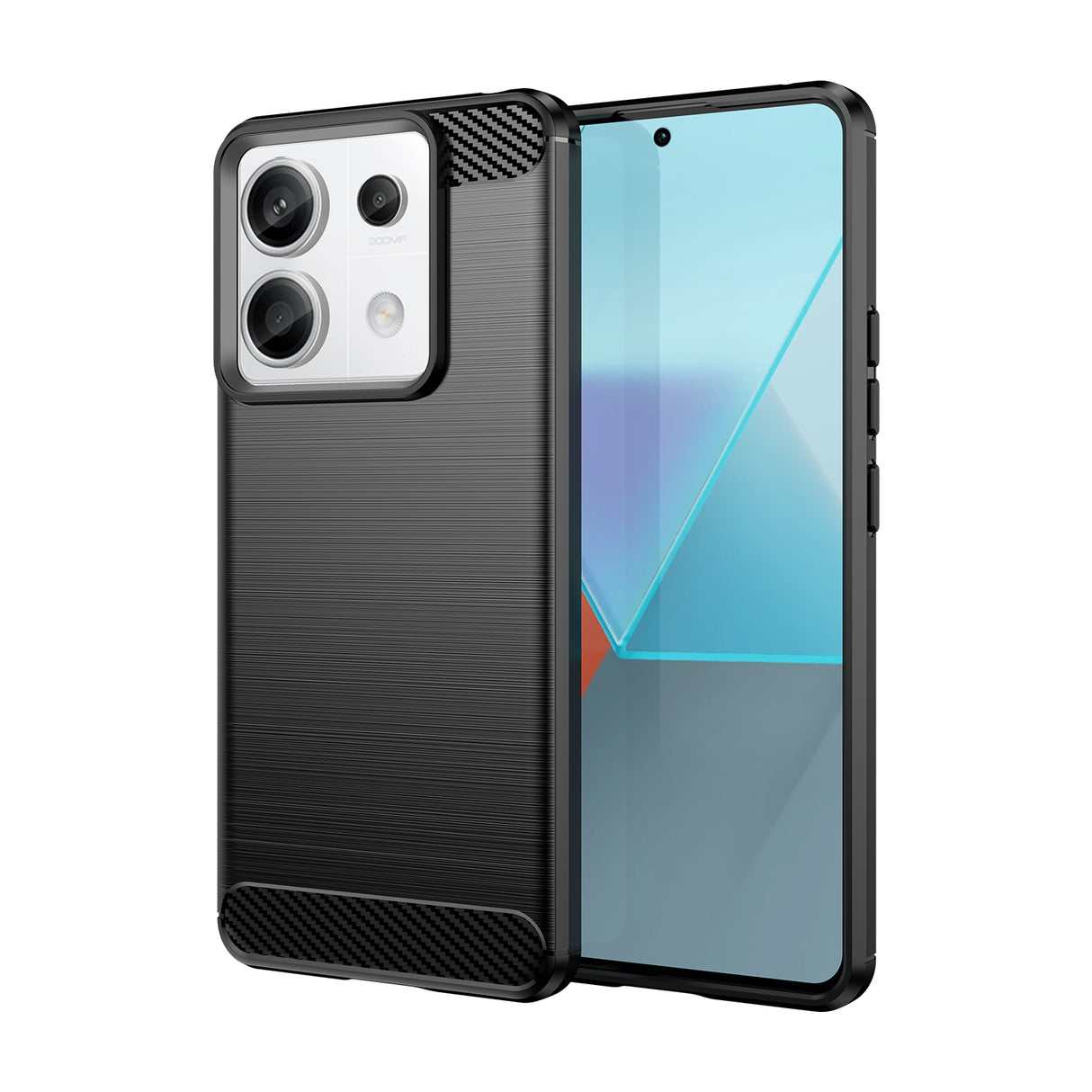 Capa de Carbono Etui para Xiaomi Redmi Note 13 Pro - preta