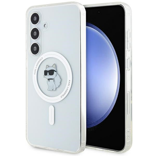 Capa Karl Lagerfeld IML Choupette MagSafe para Samsung Galaxy S24+ - transparente