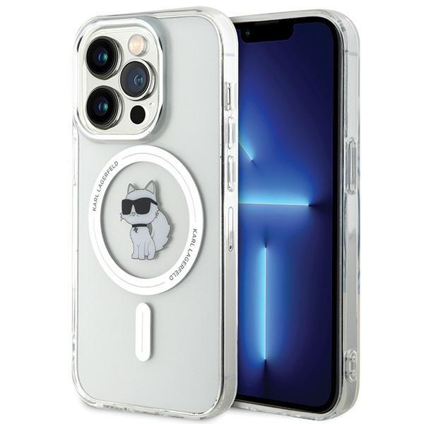 Etui Karl Lagerfeld IML Choupette MagSafe para iPhone 15 Pro - transparente