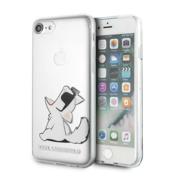 Capa Karl Lagerfeld Silicone para iPhone Xs Max - preta