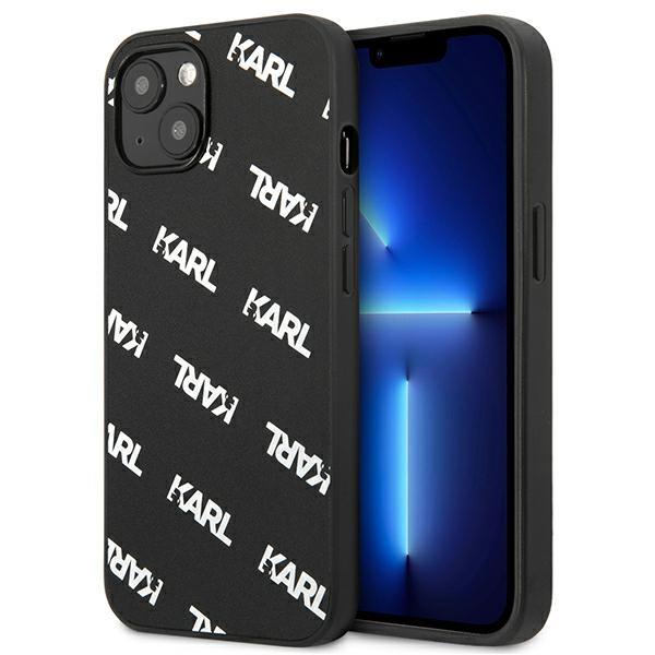 Capa Karl Lagerfeld Allover para iPhone 13 mini - preta