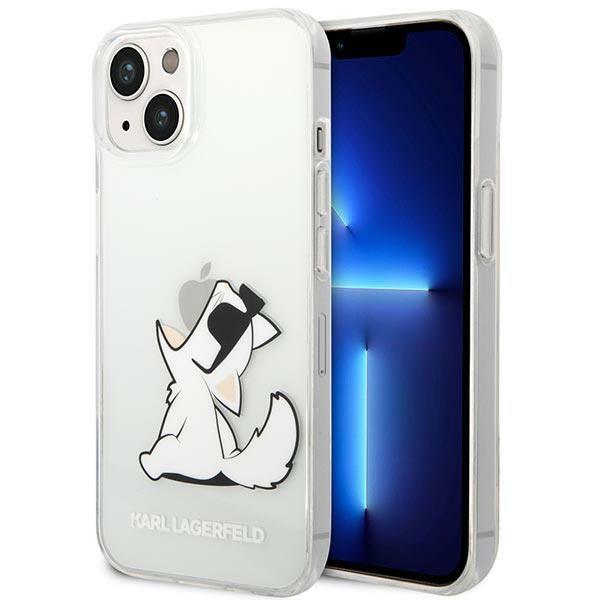 Capa Karl Lagerfeld Choupette Fun para iPhone 14 Plus - transparente