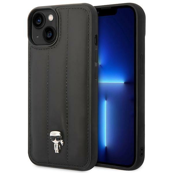 Capa Karl Lagerfeld Puffy Ikonik Pin para iPhone 14 Plus - preta