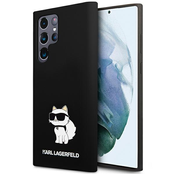 Capa Karl Lagerfeld Silicone Choupette para Samsung Galaxy S23 Ultra - preta