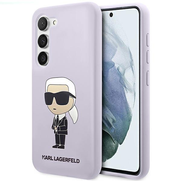 Etui Karl Lagerfeld Silicone Ikonik para Samsung Galaxy S23+ - roxo