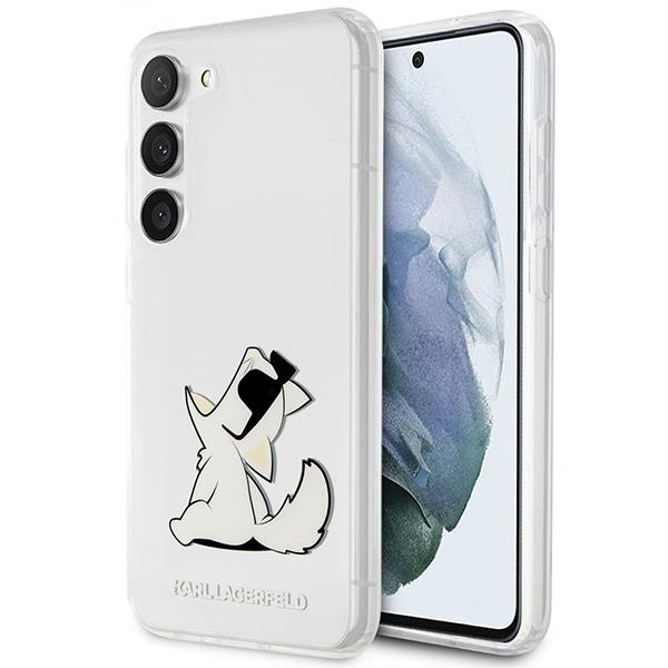 Capa Karl Lagerfeld Choupette Fun para Samsung Galaxy S23 - transparente