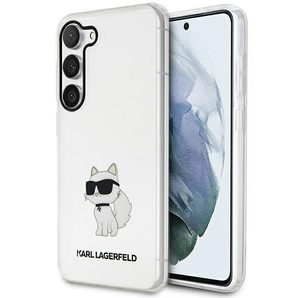Capa Karl Lagerfeld Ikonik Choupette para Samsung Galaxy S23 - transparente