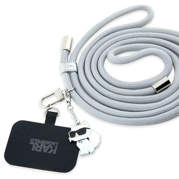 Cordão para telefone Karl Lagerfeld CBDY - cinza