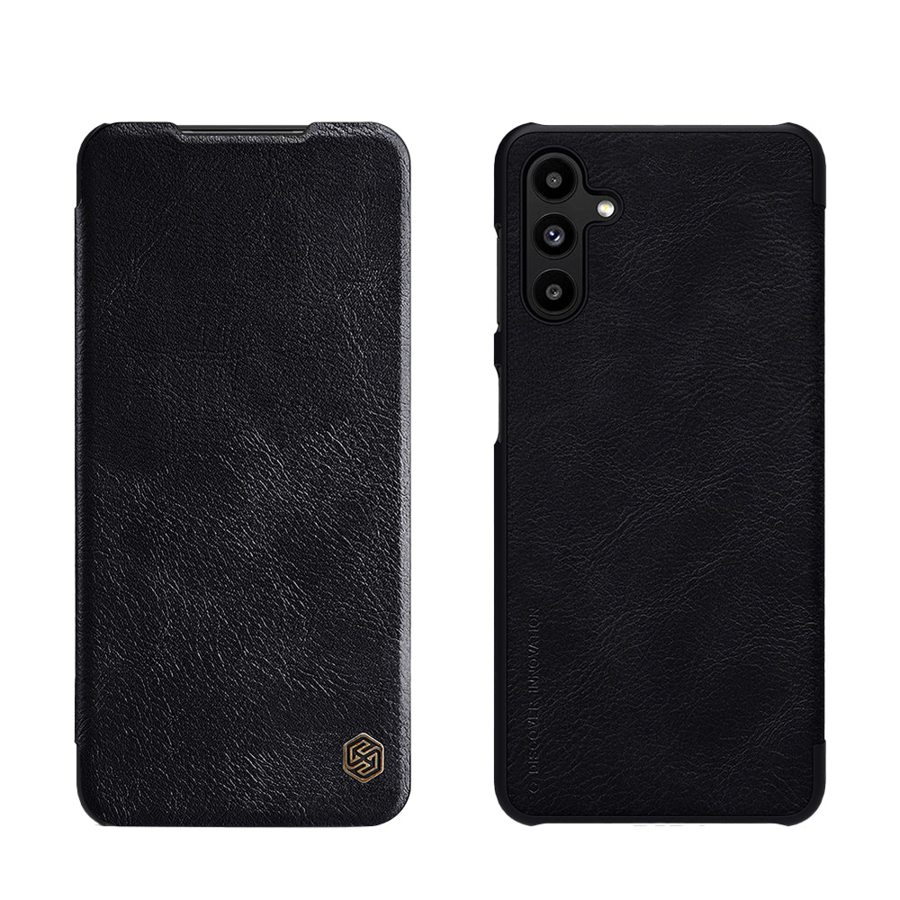 Capa de couro Nillkin Qin para Samsung Galaxy A13 5G preta