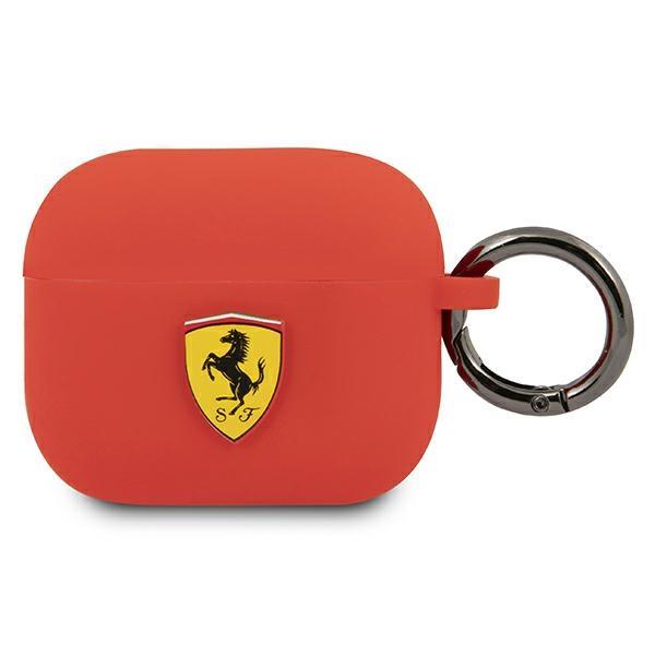 Capa de Silicone Ferrari para AirPods 3 - vermelha