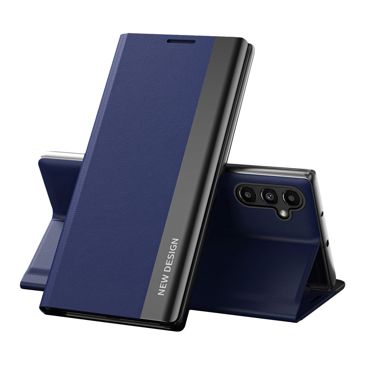 Capa Sleep Case Pro para Samsung Galaxy A13 com aba suporte na cor azul