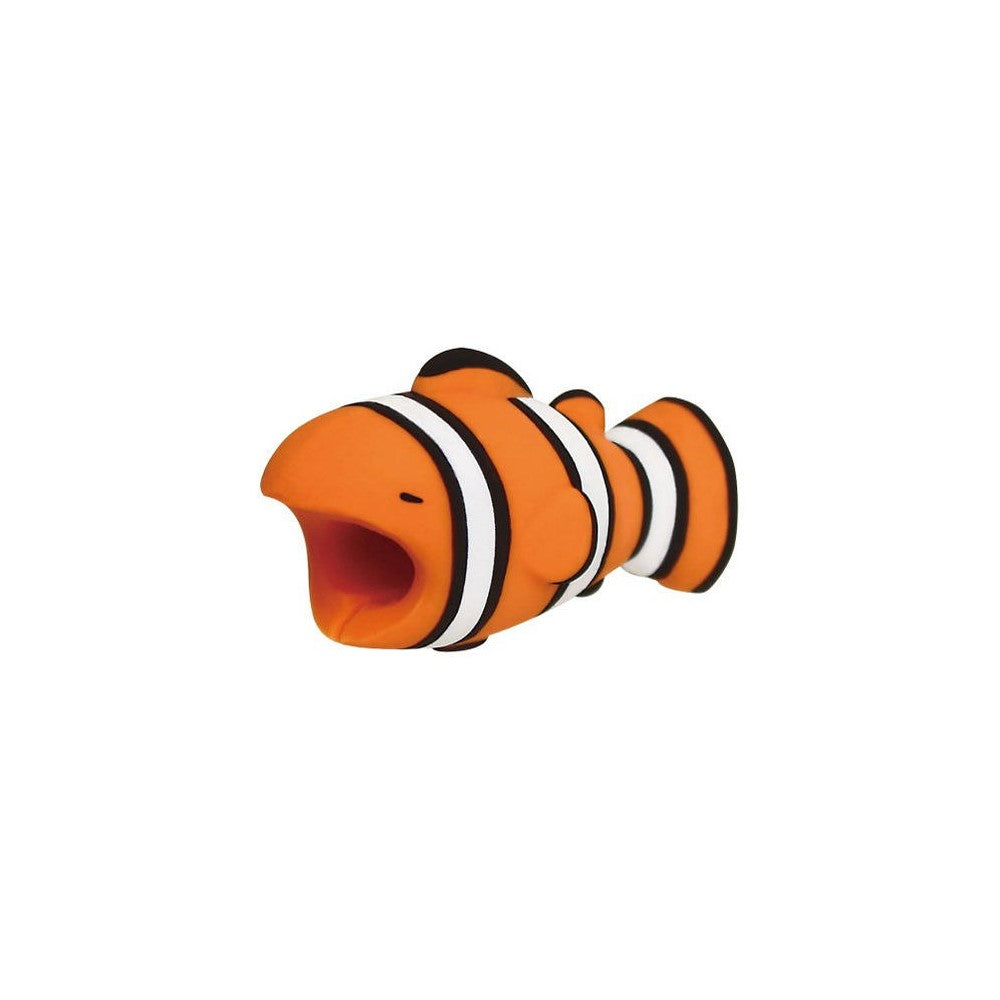 Capa de cabo de telefone em forma de peixe.