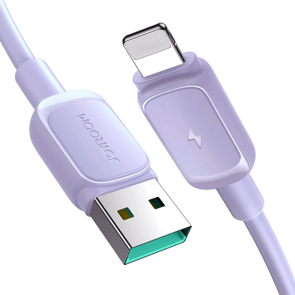 Cabo Lightning - USB 2.4A 1,2m Joyroom S-AL012A14 - roxo