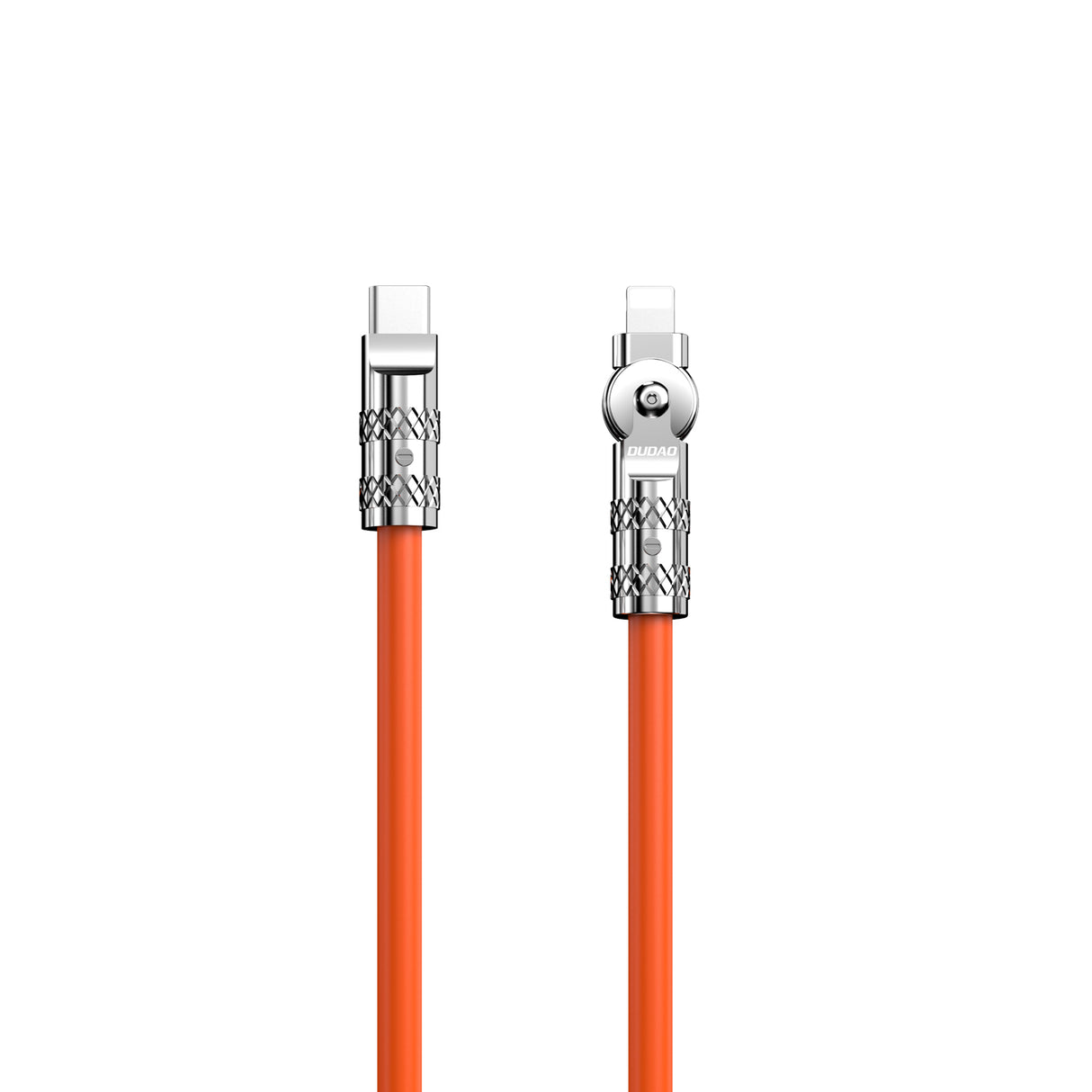 Cabo USB-C para Lightning 30W 1m com rotação de 180° Dudao - laranja