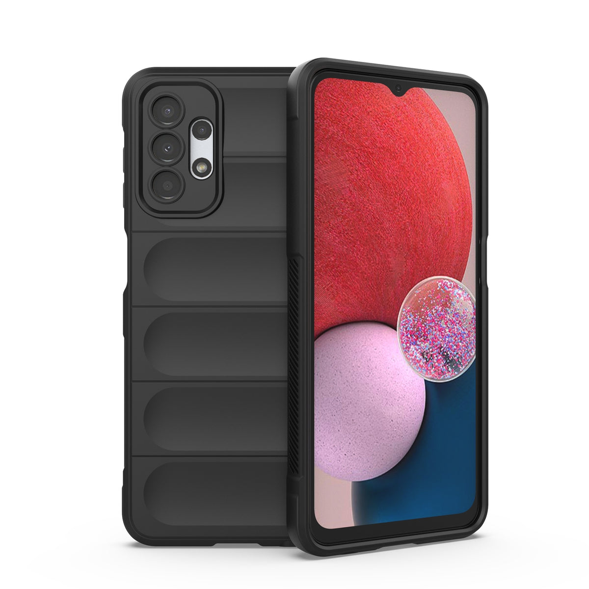 Capa Magic Shield Case para Samsung Galaxy A13 5G, flexível e resistente, na cor preta.