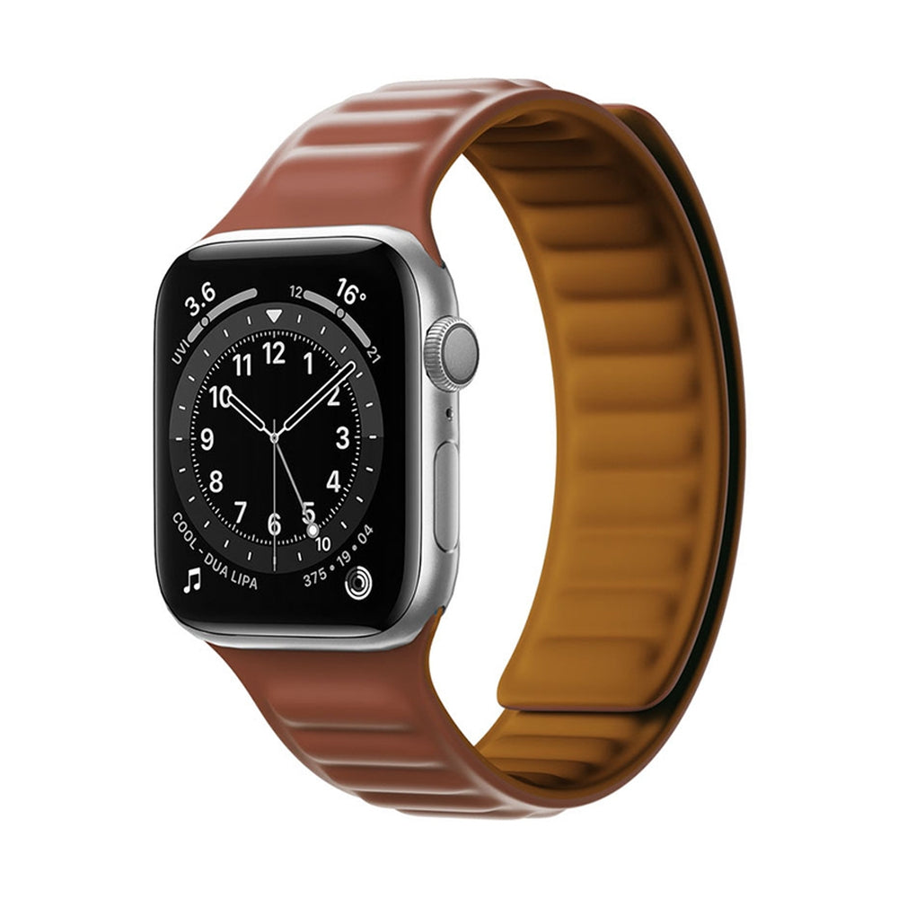Pulseira Magnética para Watch 7/8/9 45mm, pulseira magnética, bracelete castanho