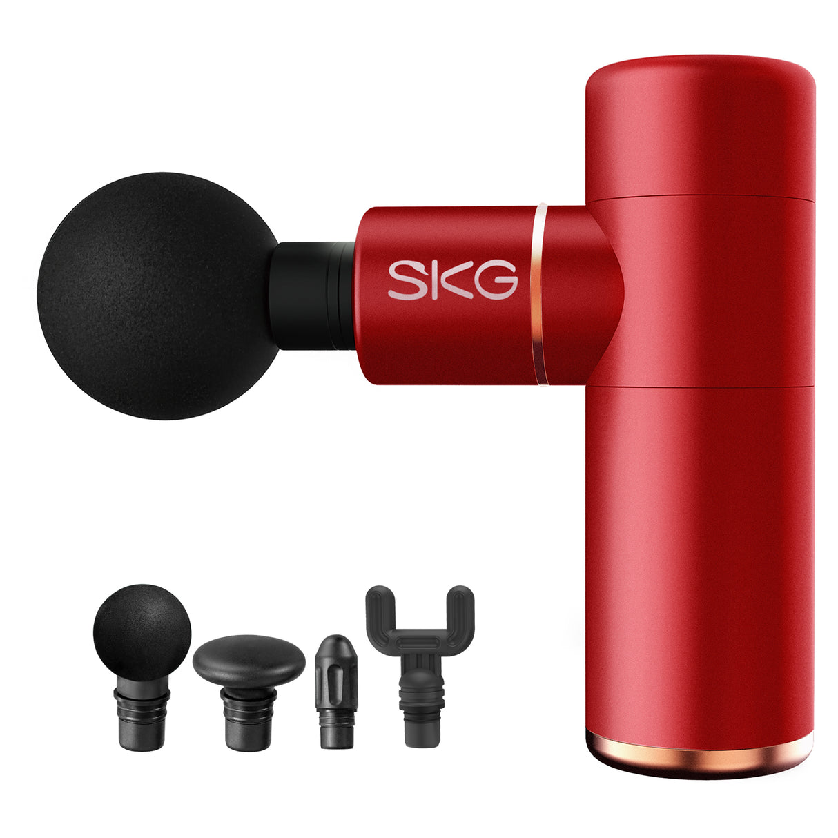 Pistola de massagem SKG F3-EN para todo o corpo - vermelha