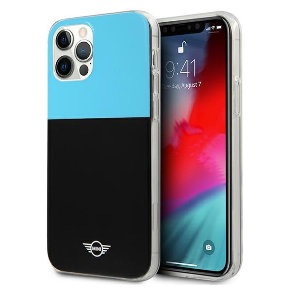 Capa Etui Mini Morris Color Block para iPhone 12 Pro Max - azul