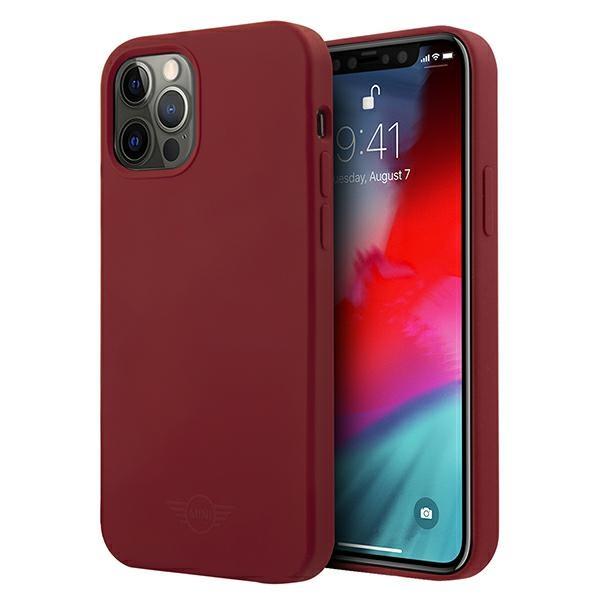 Etui Mini Morris Silicone Tone On Tone para iPhone 12 / iPhone 12 Pro - vermelho