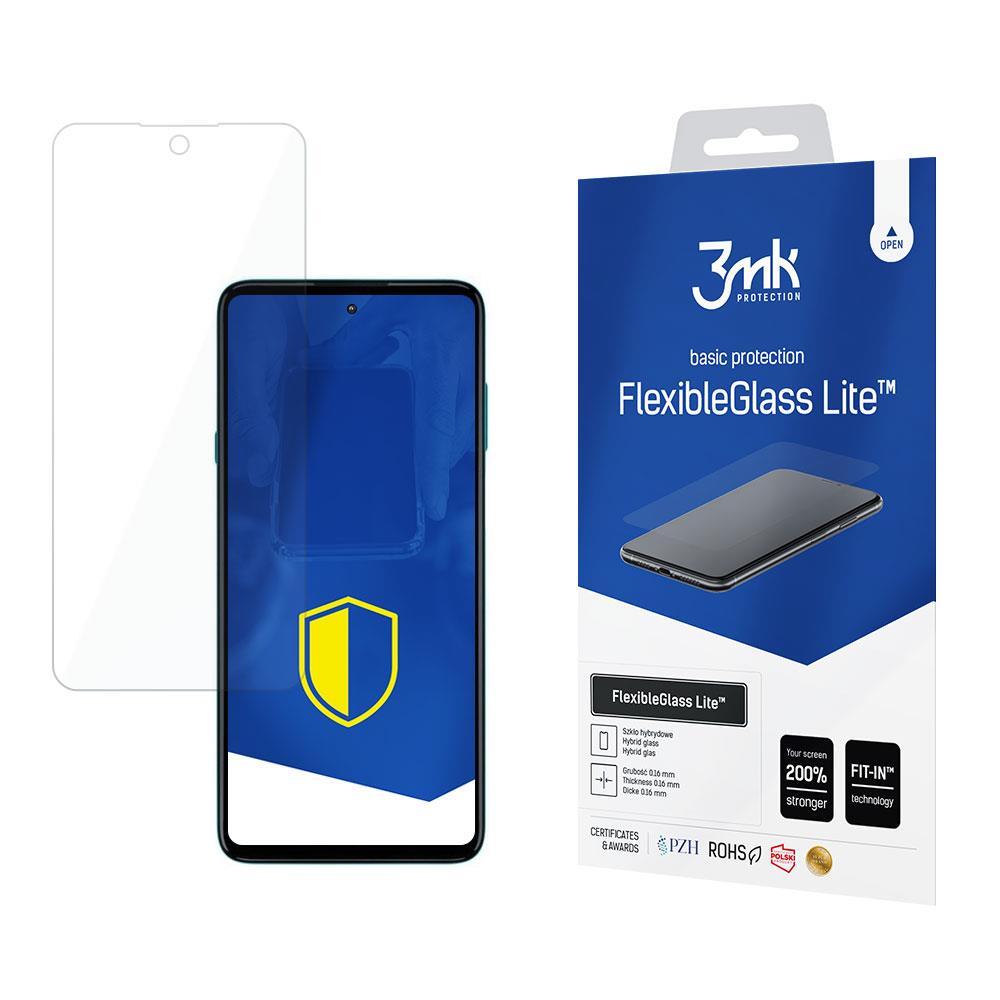 Vidro híbrido 3mk FlexibleGlass Lite™ para Motorola Edge 20 Lite