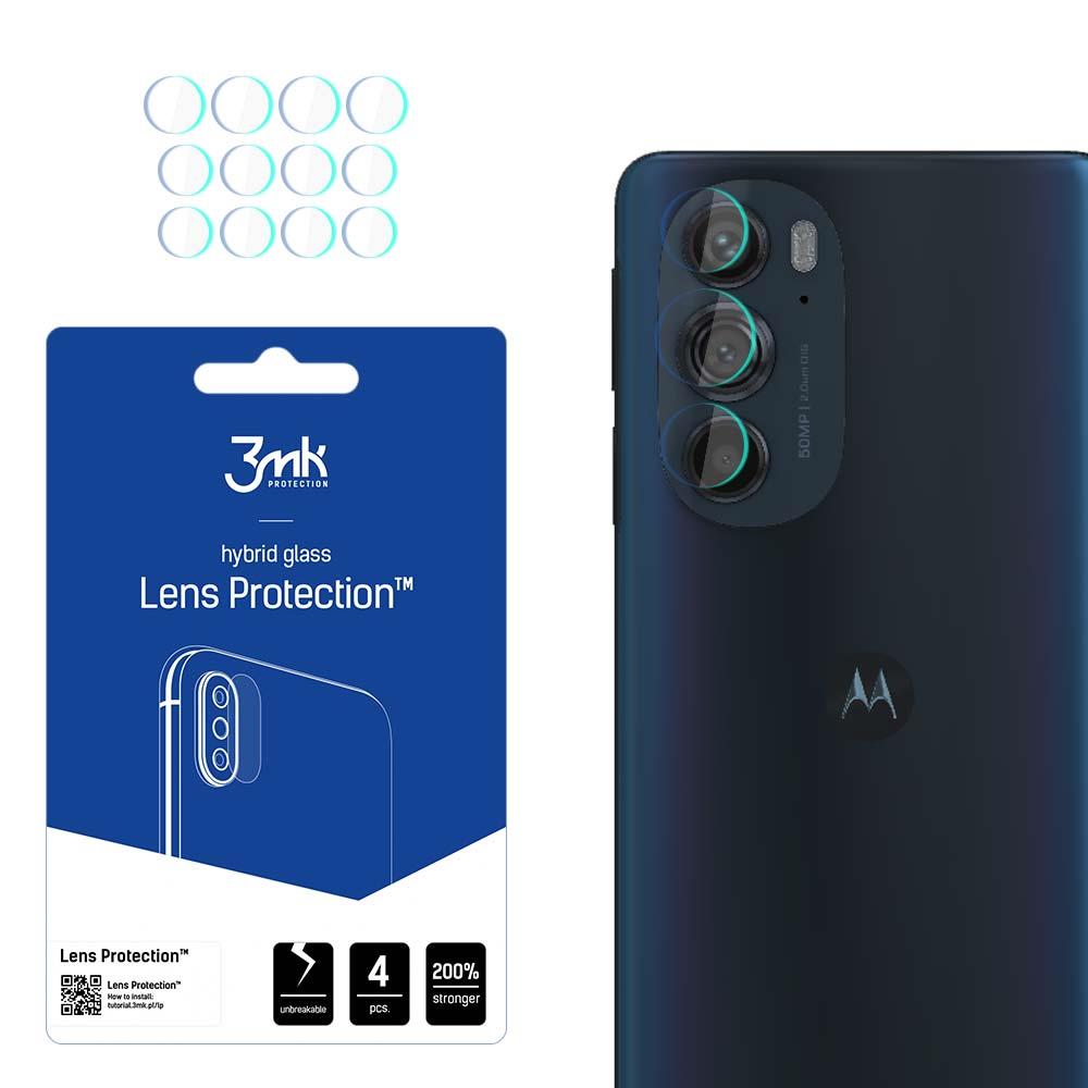 Vidro híbrido 3mk Lens Protection™ para a câmera do Motorola Edge 30