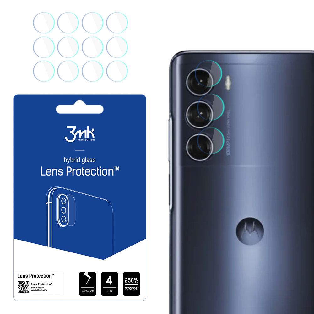 Vidro para câmera 3mk Lens Protection™ híbrido para Motorola Moto G200 5G