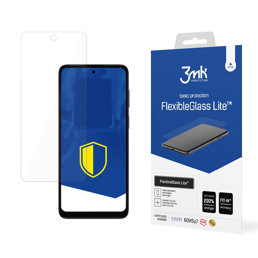 Vidro híbrido 3mk FlexibleGlass Lite™ para Motorola Moto G22