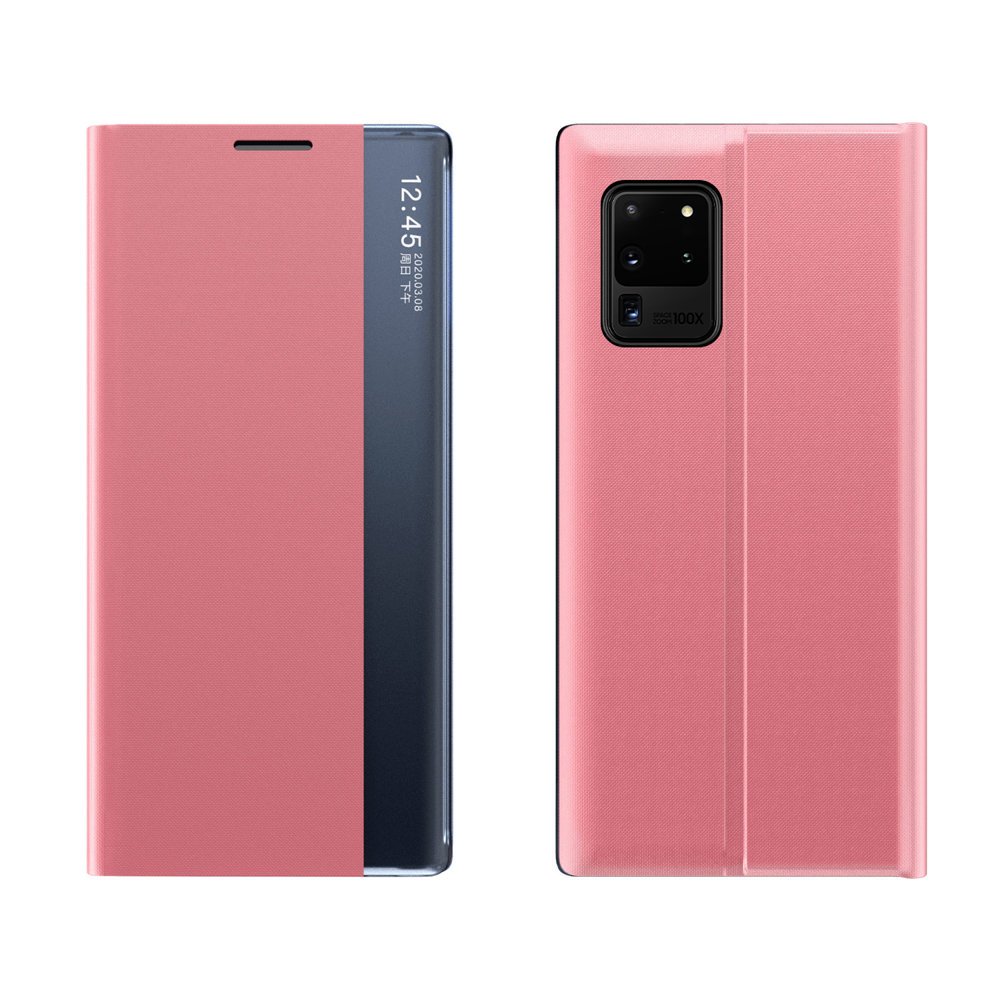 Capa New Sleep Case com tampa e função de suporte para Samsung Galaxy A02s EU azul