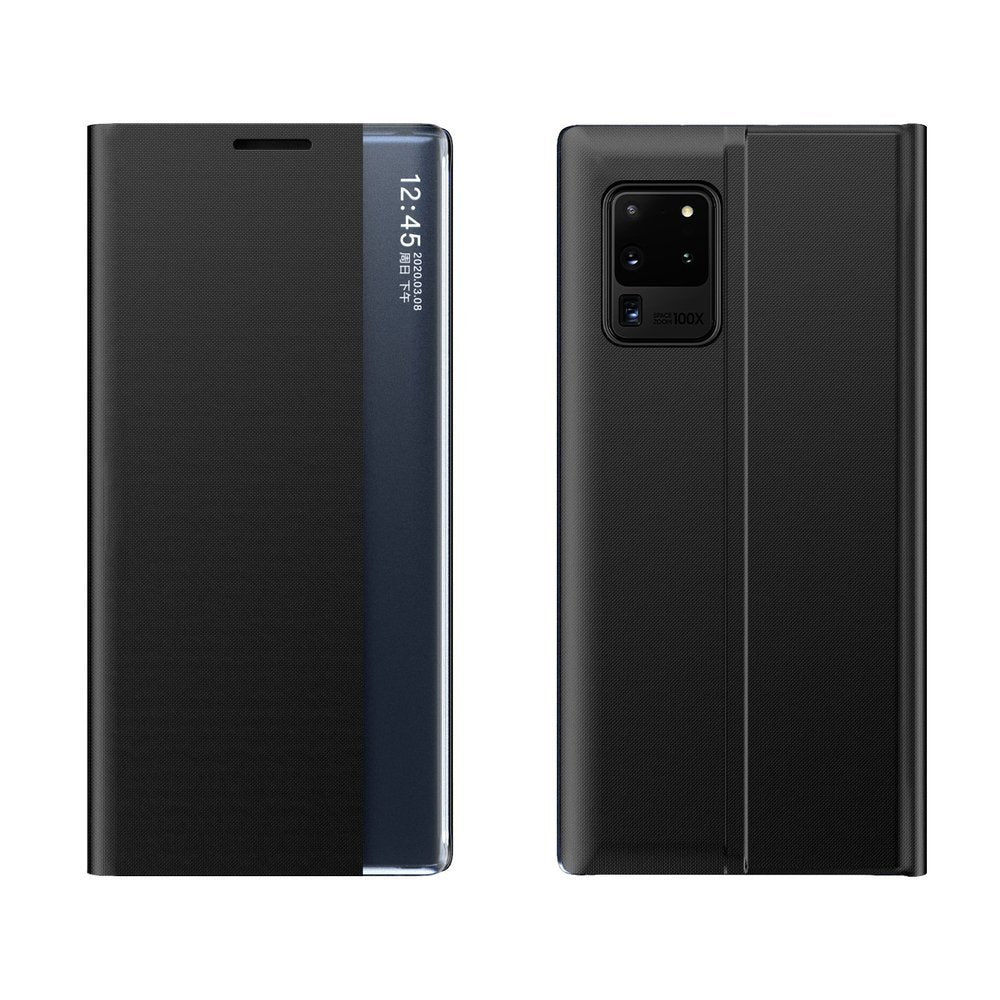 Novo Sleep Case capa com tampa e função de suporte para Samsung Galaxy A52s 5G / A52 5G / A52 4G rosa