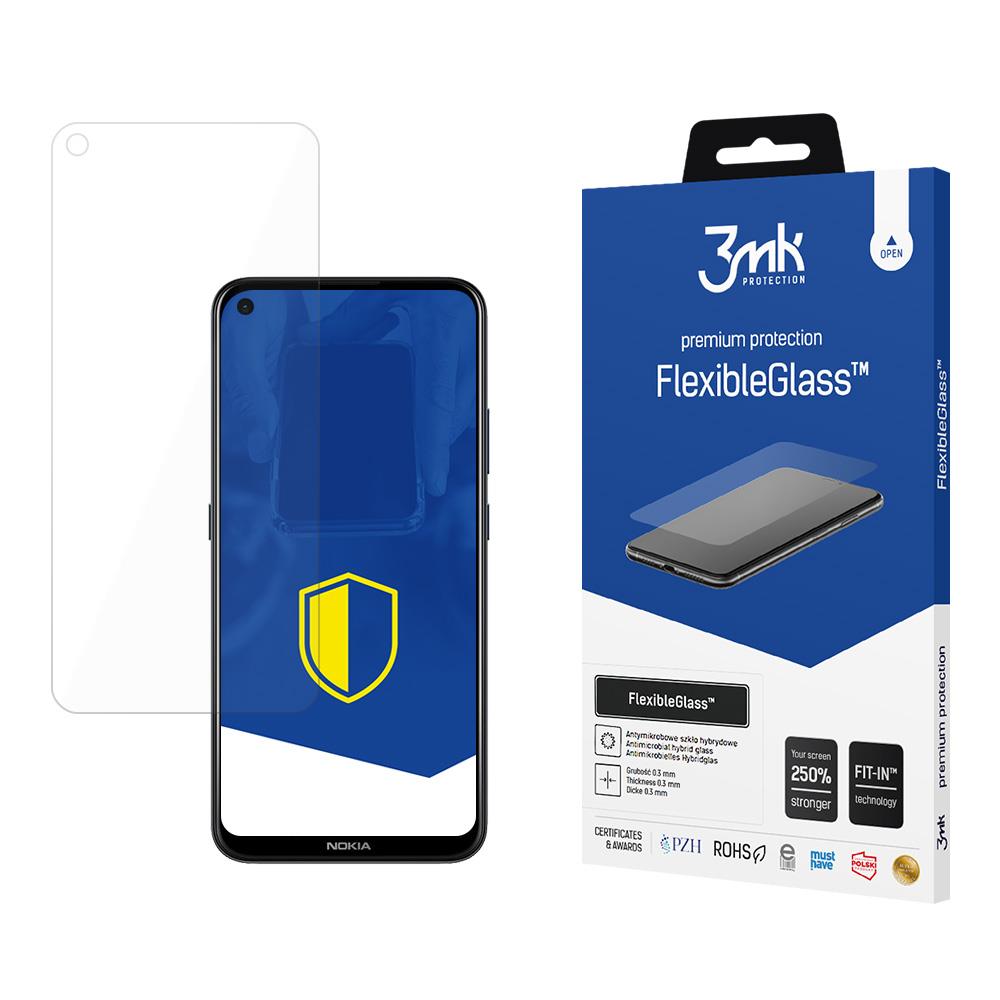 Vidro híbrido 3mk FlexibleGlass™ para Nokia 5.4