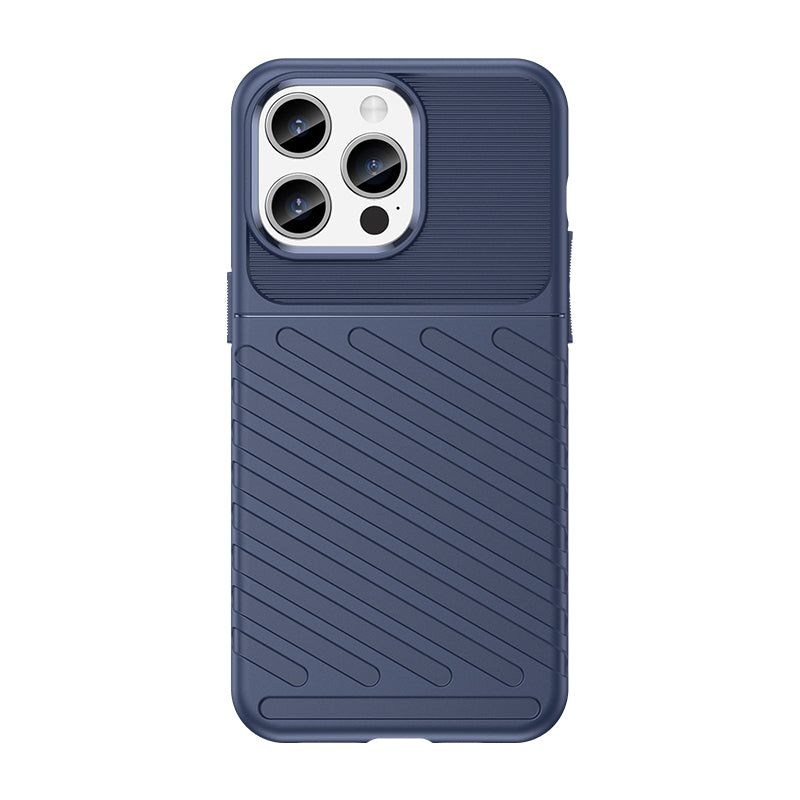 Capa blindada para iPhone 15 Pro Max Thunder Case - azul