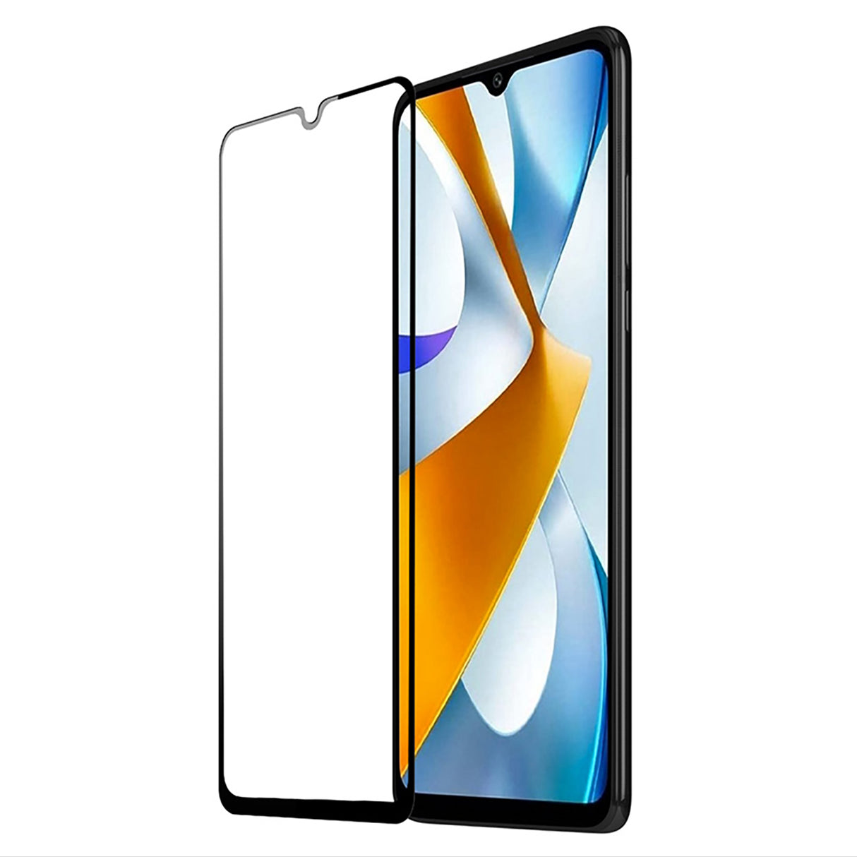 Vidro Temperado Dux Ducis 9D para Xiaomi Poco C40 9H com moldura preta
