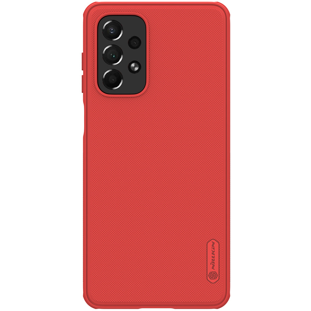 Capa protetora Nillkin Super Frosted Shield Pro resistente para Samsung Galaxy A73 vermelha