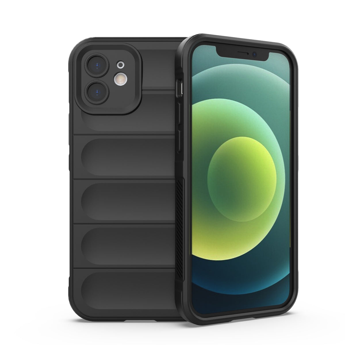 Capa Magic Shield Case para iPhone 13, flexível e resistente, na cor preta.