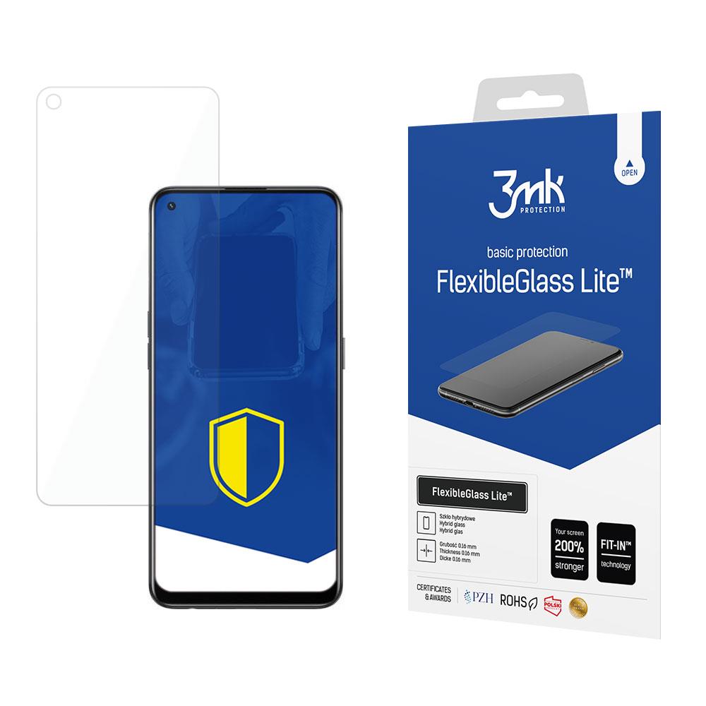 Vidro híbrido 3mk FlexibleGlass Lite™ para Oppo Reno 5 Lite