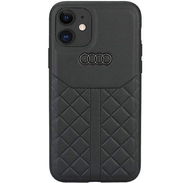 Capa Audi em Couro Legítimo para iPhone 11 / Xr - preta