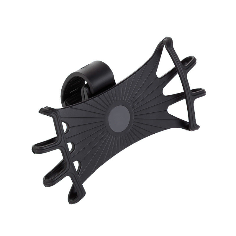 Suporte de bicicleta giratório de silicone - preto