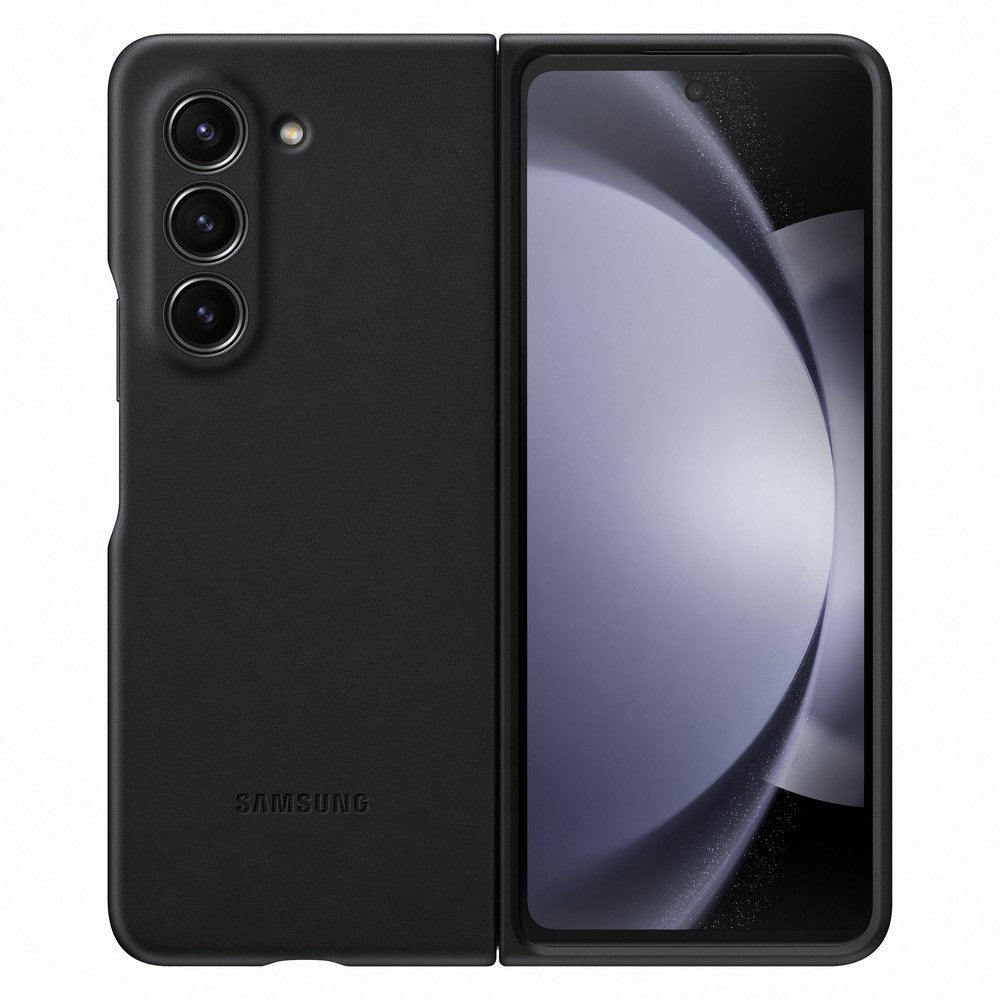 Capa de eco-couro para Samsung Galaxy Z Fold 5 - preta
