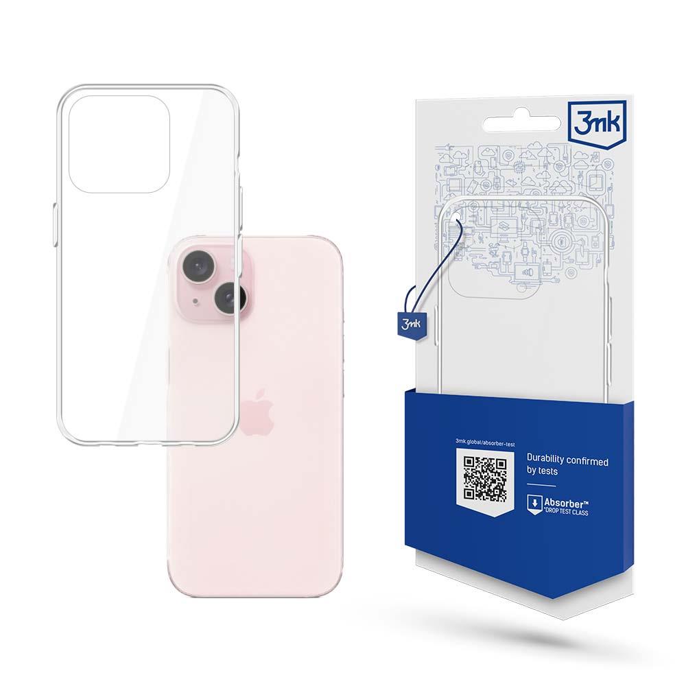 Capa 3mk Armor Case para iPhone 15 - transparente